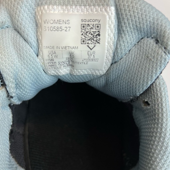 Saucony Excursion TR 14 Trail Running Shoes Sz 6.5 Wide Womens Gray S10585-27 - Picture 15 of 15